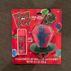 Ring Pop flavored Lip Balm & Keychain